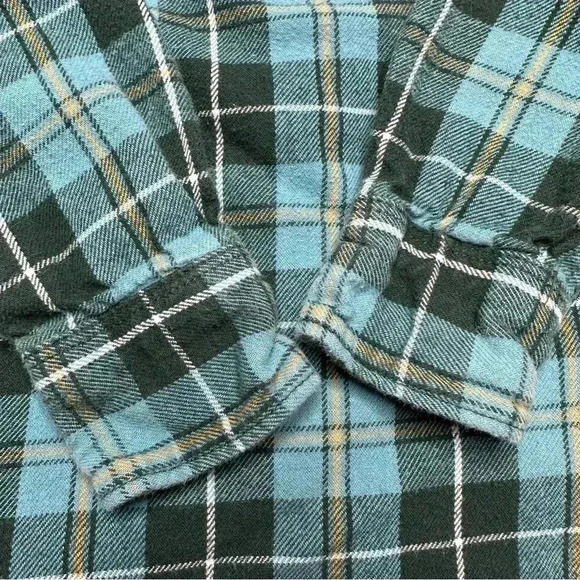 Carter’s Button Up Shirt Collared Plaid  Green & Black Size 4T - Picture 13 of 16